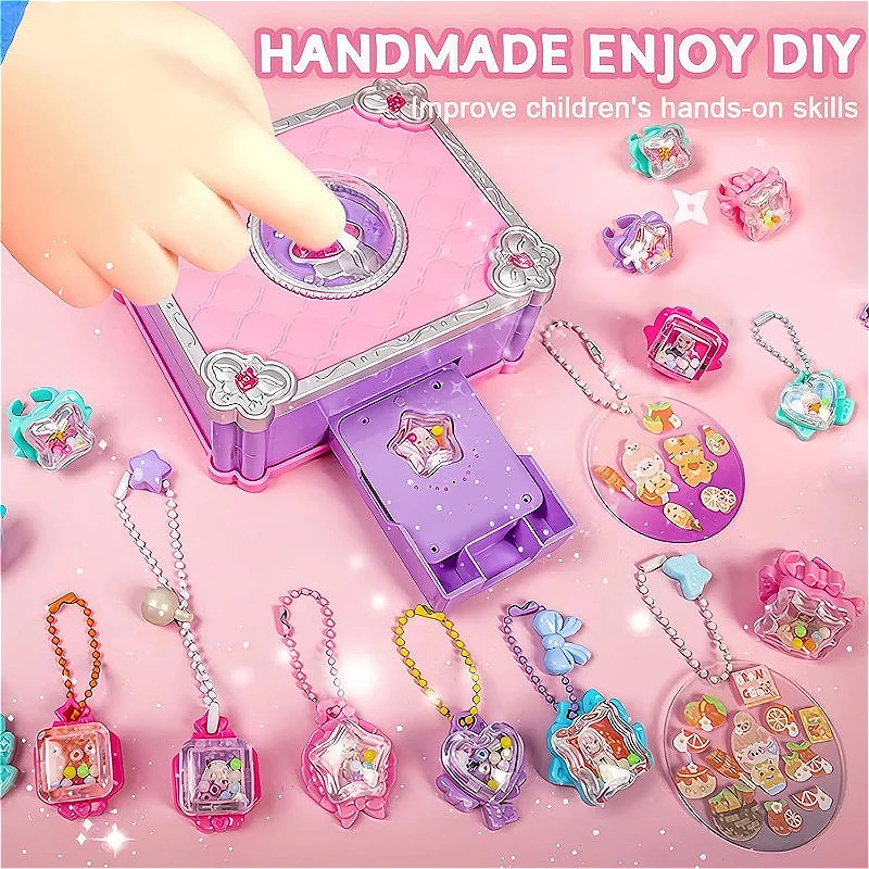 Art Craft Kits For Kids - ชุดทำสติกเกอร์ 3 มิติ DIY เครื่องทำเครื่องประดับ งานศิลปะและงานฝีมือ