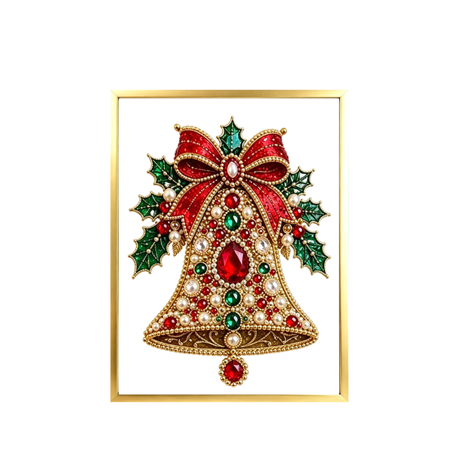 Art And Craft For Xmas - ชุดงานฝีมือเพชร DIY สำหรับคริสต์มาส สำหรับผู้ใหญ่และเด็ก ภาพศิลปะคริสตัลเพชร ซานตา