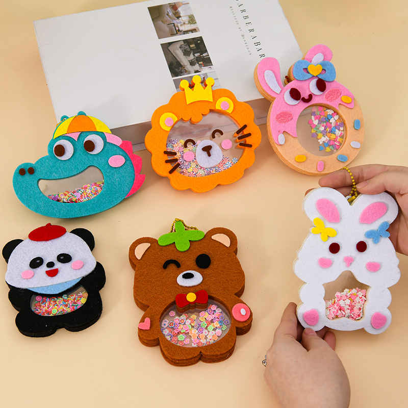 Art Craft Kits For Kids - ชุดงานฝีมือ DIY จี้สัตว์เขย่าสำหรับเด็ก ผู้ชาย ผู้หญิง ง่ายต่อการติดกาว