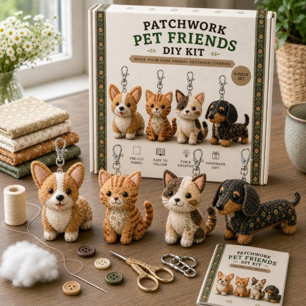 Art Craft Cat - ชุดเย็บผ้า 3 มิติ แบบสำเร็จรูป ชุดงานฝีมือ DIY