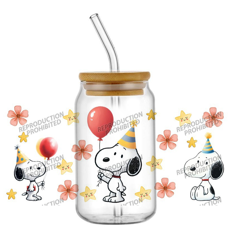 สติกเกอร์ติดแก้วลายสุนัขแสนน่า - Art Craft Love บทวิจารณ์และราคา