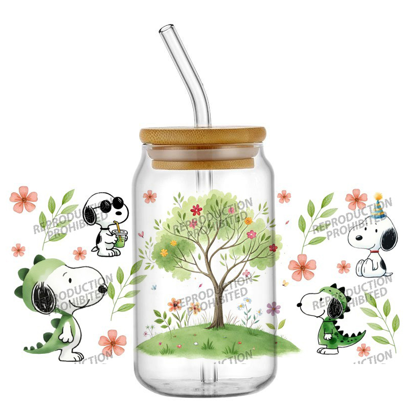 สติกเกอร์ติดแก้วลายสุนัขแสนน่า - Art Craft Love บทวิจารณ์และราคา