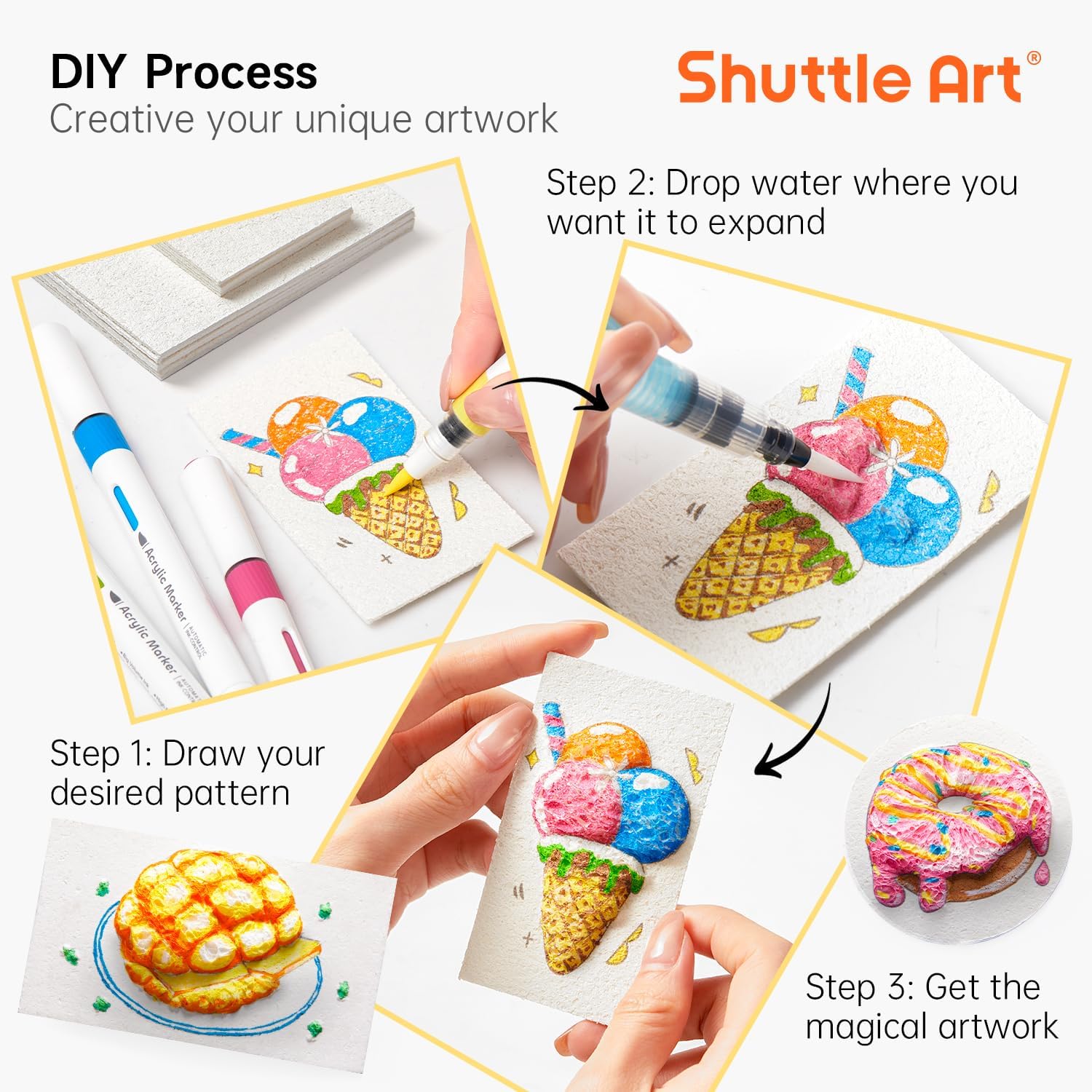 ชุดกระดาษวาดภาพพื้นผิวโฟมนูน 3 - Art Craft In Paper บทวิจารณ์และราคา