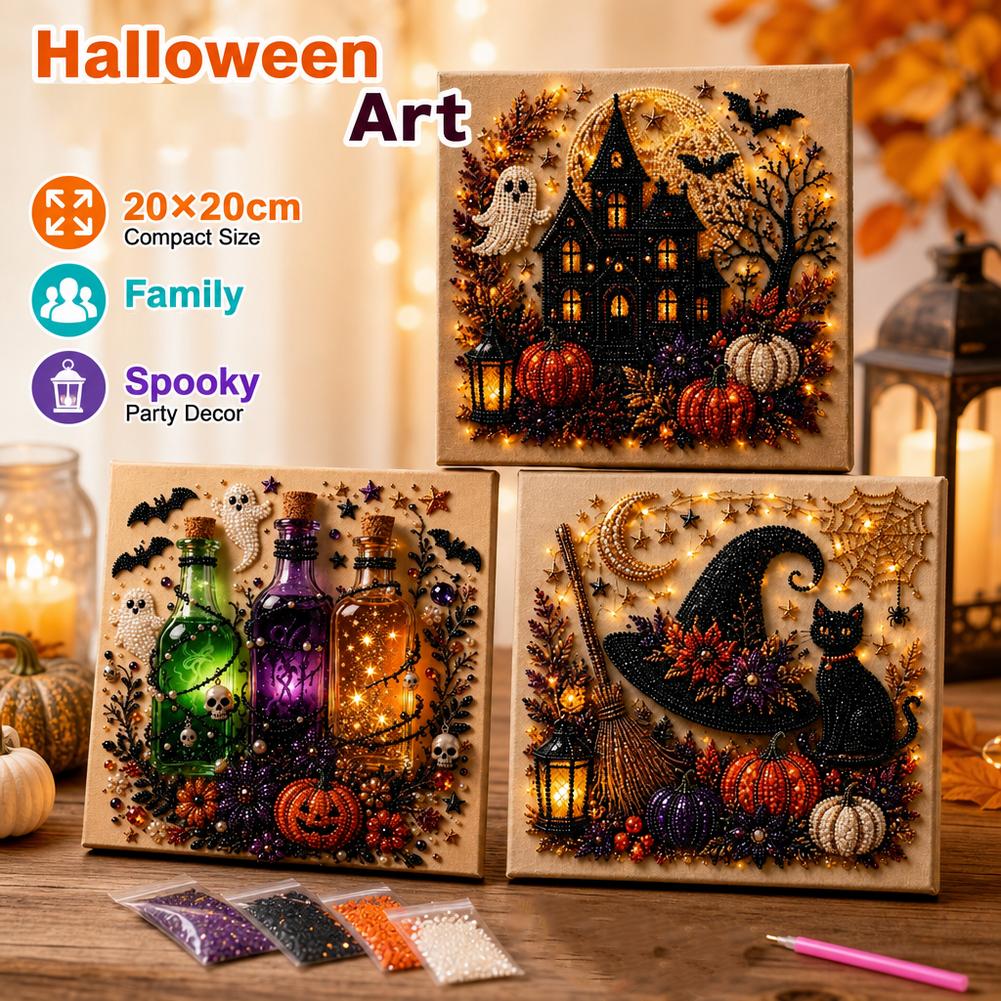 ชุดงานฝีมือเพ้นท์เพชร 3D ลายผี - Art Craft Halloween บทวิจารณ์และราคา