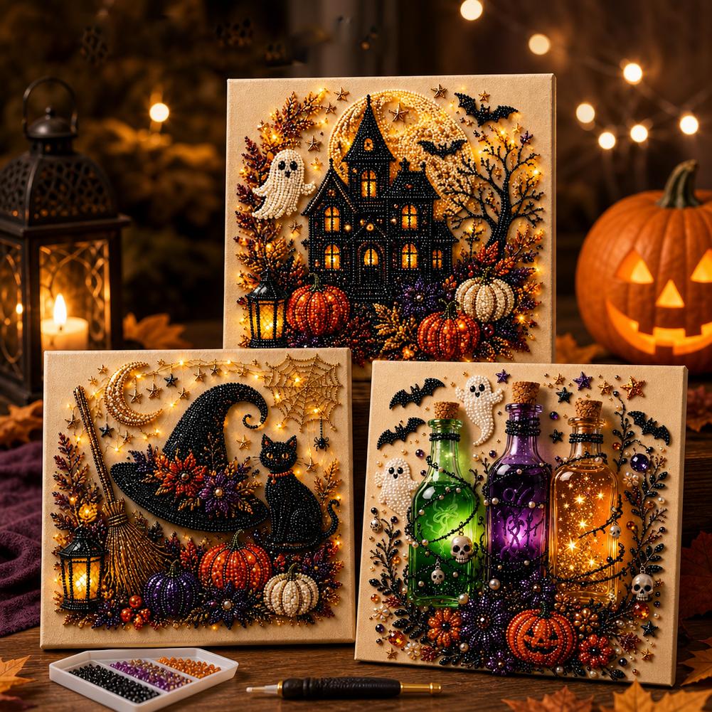 ชุดงานฝีมือเพ้นท์เพชร 3D ลายผี - Art Craft Halloween บทวิจารณ์และราคา