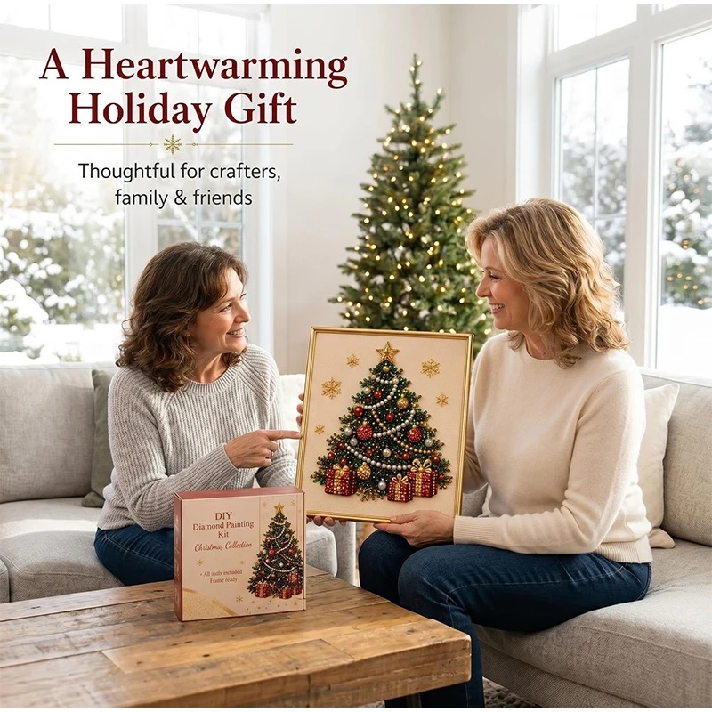 ชุดงานศิลปะภาพเพชรไข่มุกคริสต์ - Art Craft For Christmas บทวิจารณ์และราคา
