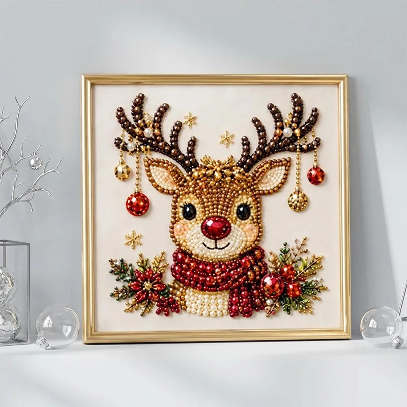 ชุดงานศิลปะภาพเพชรไข่มุกคริสต์ - Art Craft For Christmas บทวิจารณ์และราคา