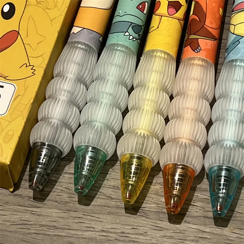 5pcs Pikachu ชุดปากกาเจล Pokem - Calligraphy Pen Set บทวิจารณ์และราคา