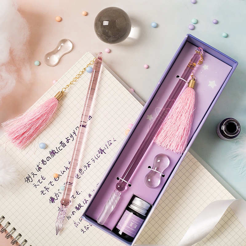 ชุดปากกาแก้วสำหรับเขียนพู่กันจ - Calligraphy Pen Set บทวิจารณ์และราคา