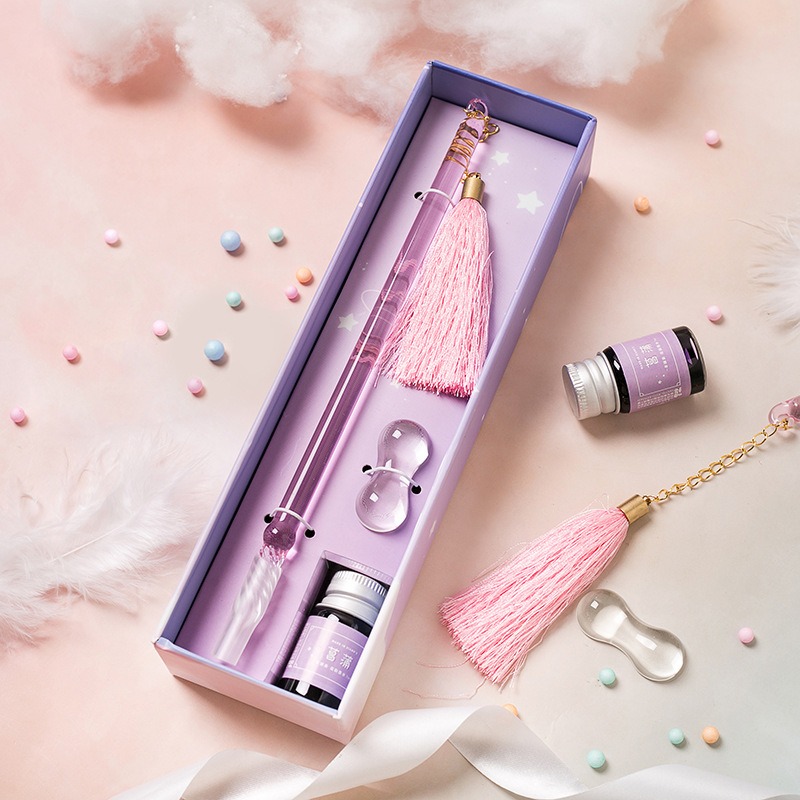 ชุดปากกาแก้วสำหรับเขียนพู่กันจ - Calligraphy Pen Set บทวิจารณ์และราคา