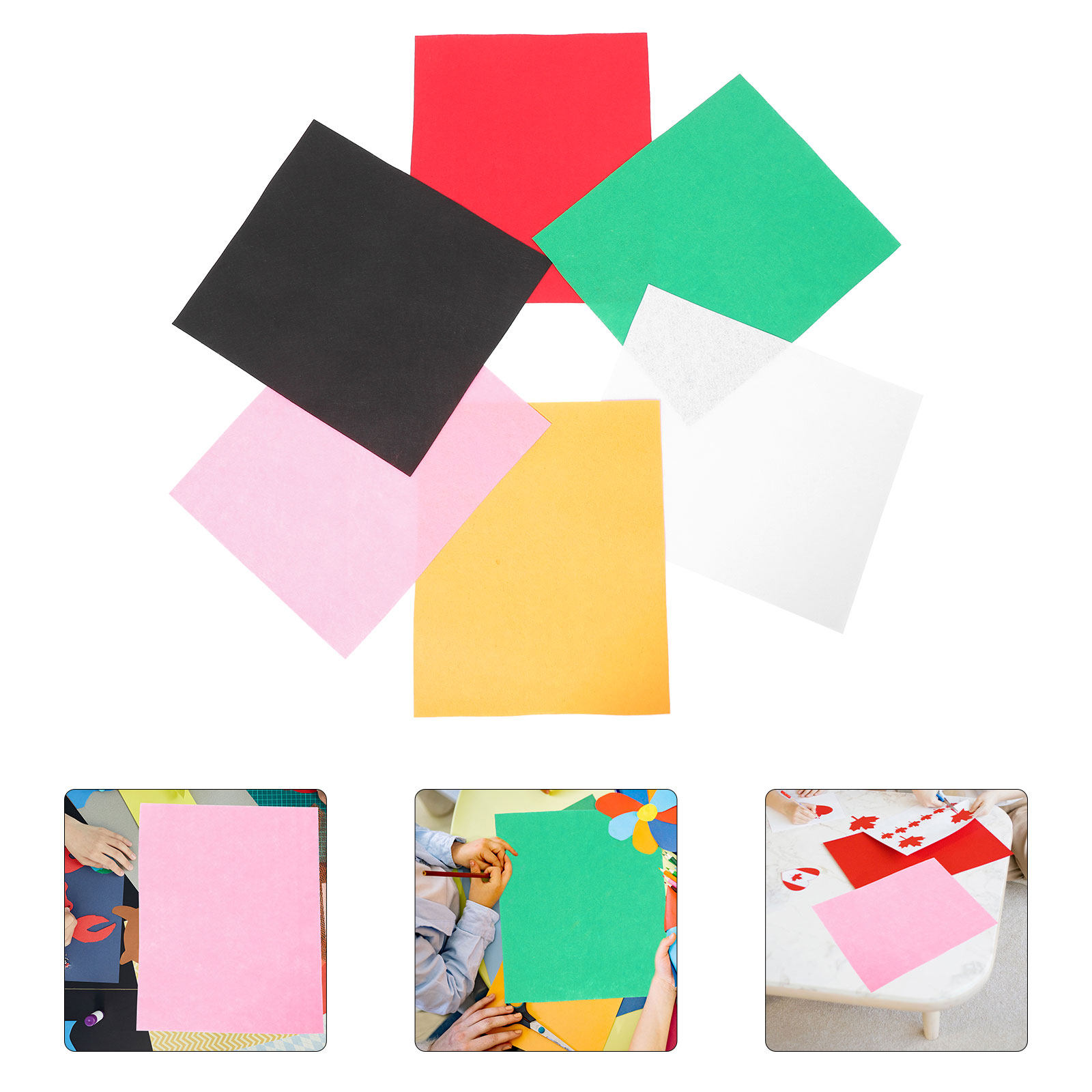 6 แผ่น ผ้าไม่ทอสำหรับเด็ก DIY  - Art Craft For Kindergarten บทวิจารณ์และราคา