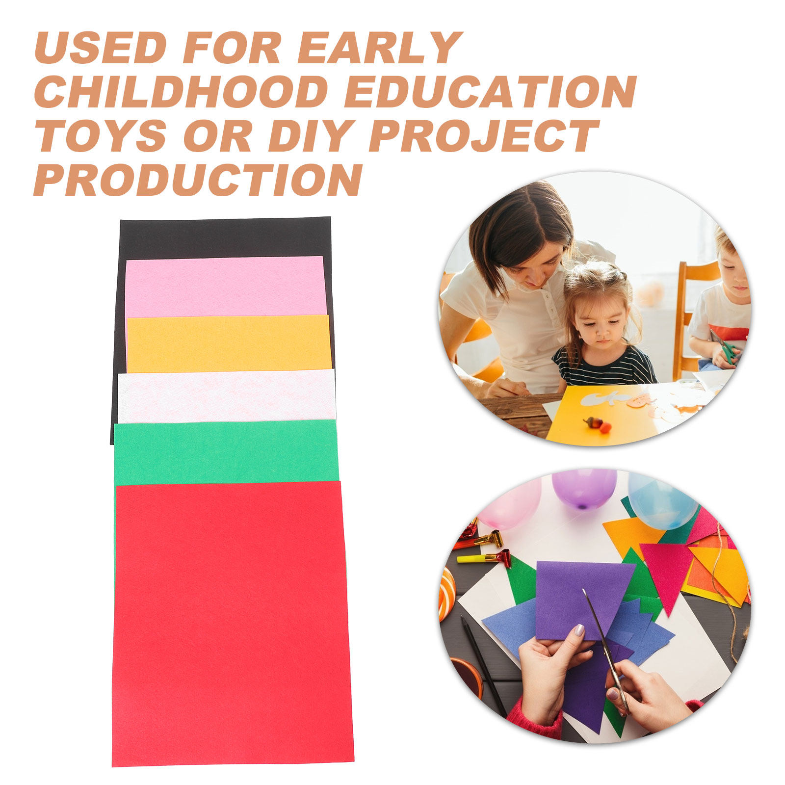 6 แผ่น ผ้าไม่ทอสำหรับเด็ก DIY  - Art Craft For Kindergarten บทวิจารณ์และราคา