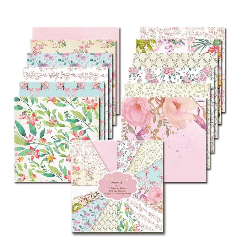 24 แผ่น 30x30 ซม.สมุดภาพกระดาษ - Art Craft Journal บทวิจารณ์และราคา
