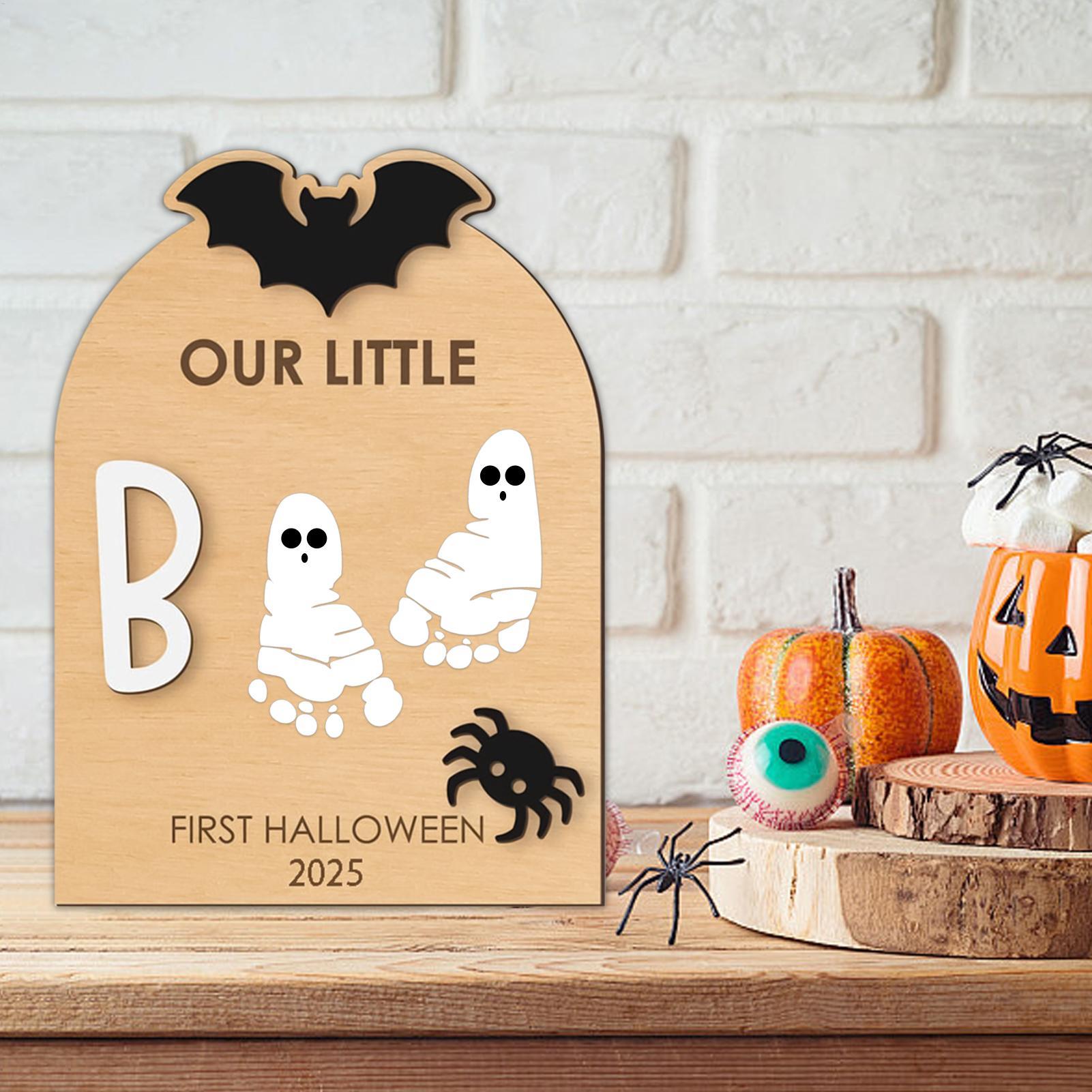 ชุดพิมพ์เท้าสําหรับทารกฮาโลวีน - Art Craft Halloween บทวิจารณ์และราคา