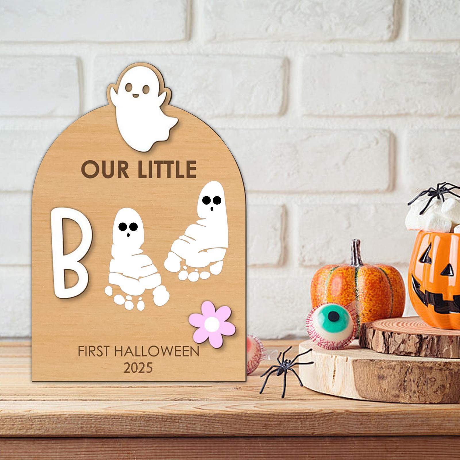 ชุดพิมพ์เท้าสําหรับทารกฮาโลวีน - Art Craft Halloween บทวิจารณ์และราคา