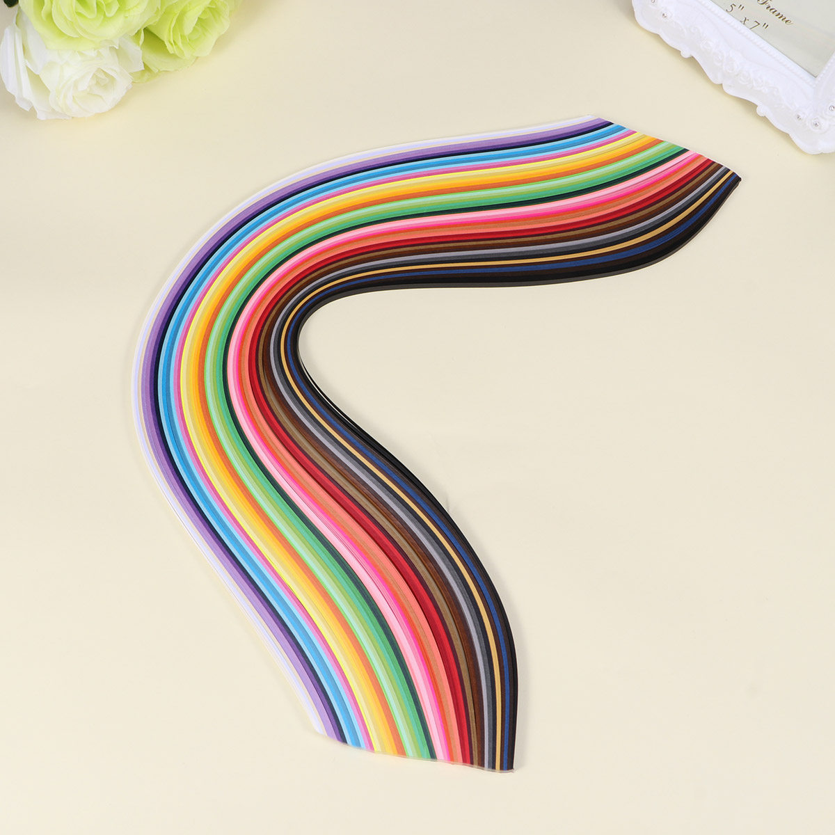 ชุดแถบกระดาษสำหรับงานควิลลิ่ง  - Quilling Paper Strips บทวิจารณ์และราคา