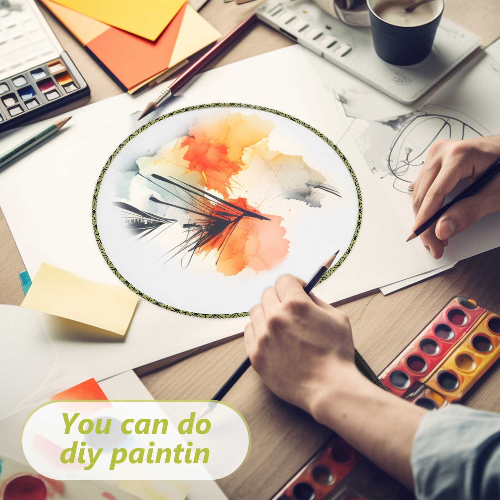 พัดมือสไตล์จีนแบบเปล่า 10 ชิ้น - Art Craft For Kindergarten บทวิจารณ์และราคา