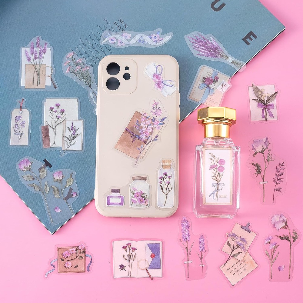 Stiker Buku kliping ลาเวนเดอร์ - Art Craft Journal บทวิจารณ์และราคา
