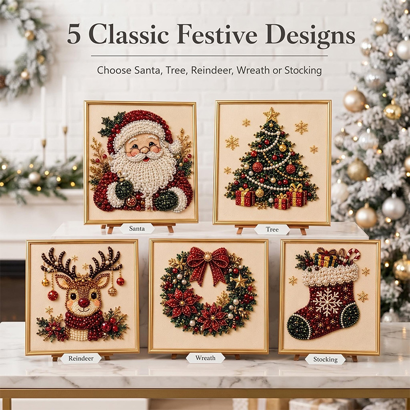 ชุดภาพวาดเพชรคริสต์มาส 5 มิติ  - Art Craft For Christmas บทวิจารณ์และราคา