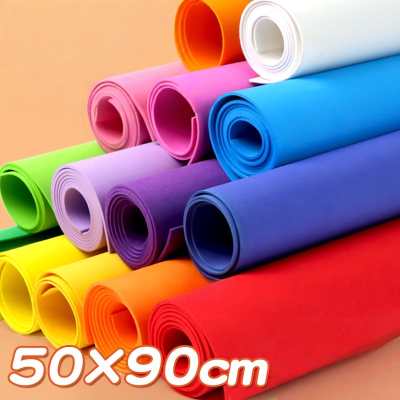 10 แผ่น 50x90 ซม.กระดาษฟองน้ำส - Art Craft For Kindergarten บทวิจารณ์และราคา