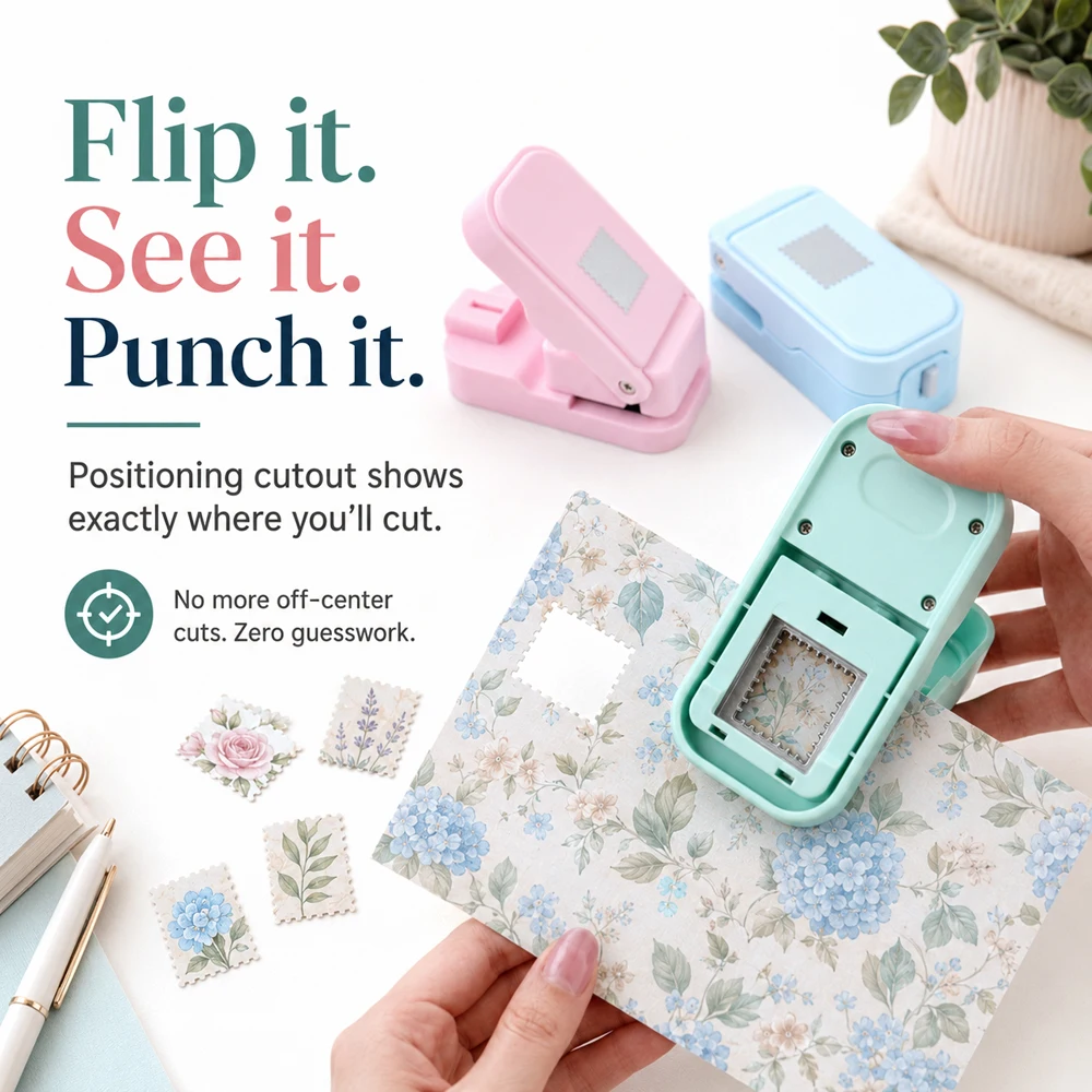 เครื่องเจาะขอบแสตมป์แบบพกพา ซ้ - Art Craft Journal บทวิจารณ์และราคา