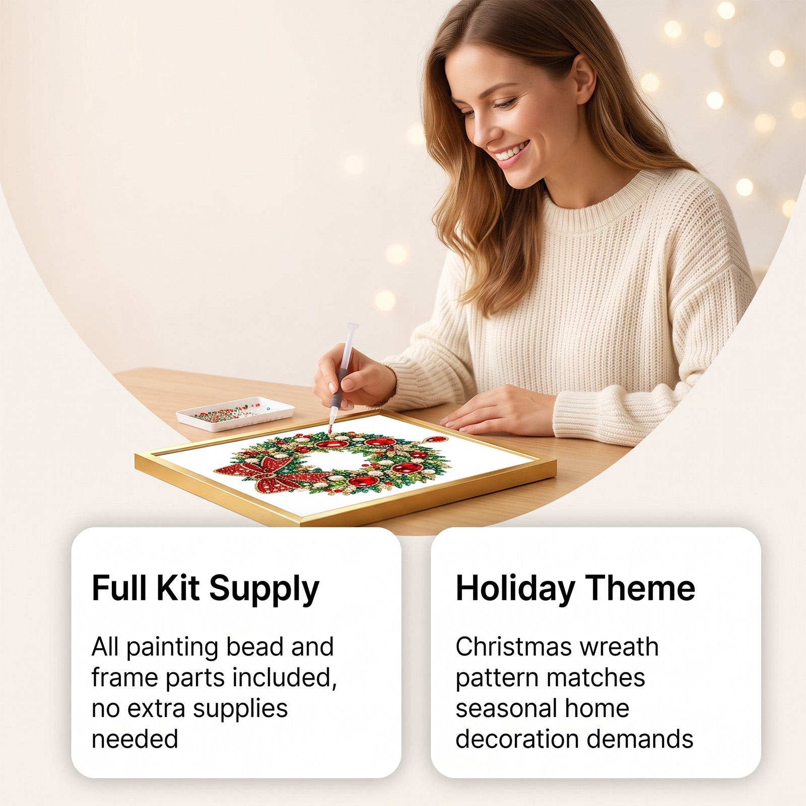 ชุดงานฝีมือเพชร DIY สำหรับคริส - Art And Craft For Xmas บทวิจารณ์และราคา