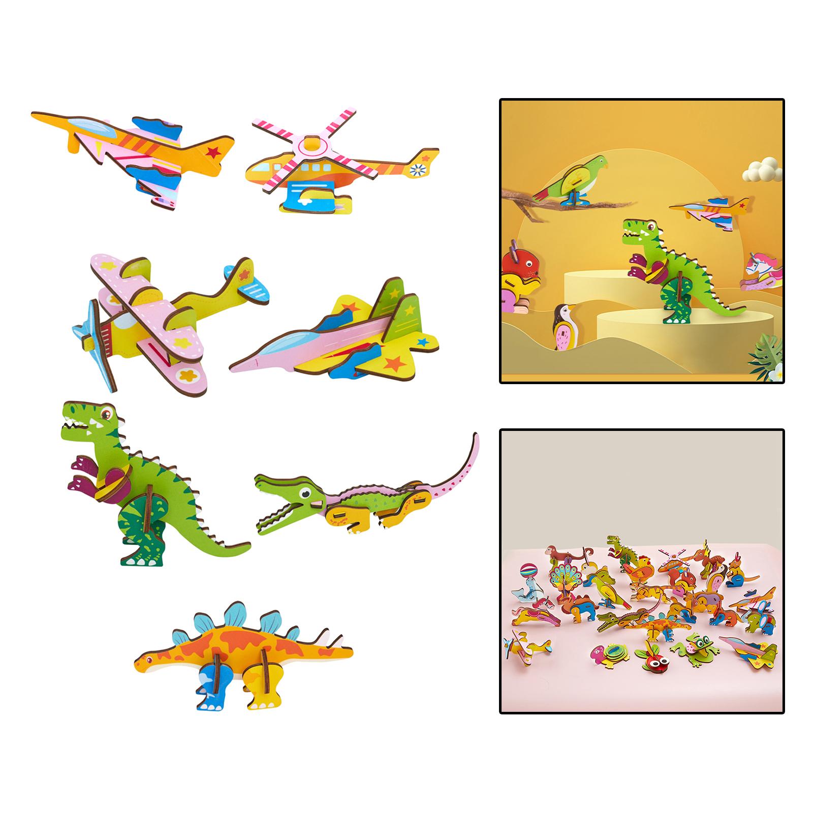 ปริศนาไม้การ์ตูน 3 มิติ, งานฝี - Art Craft For Kindergarten บทวิจารณ์และราคา
