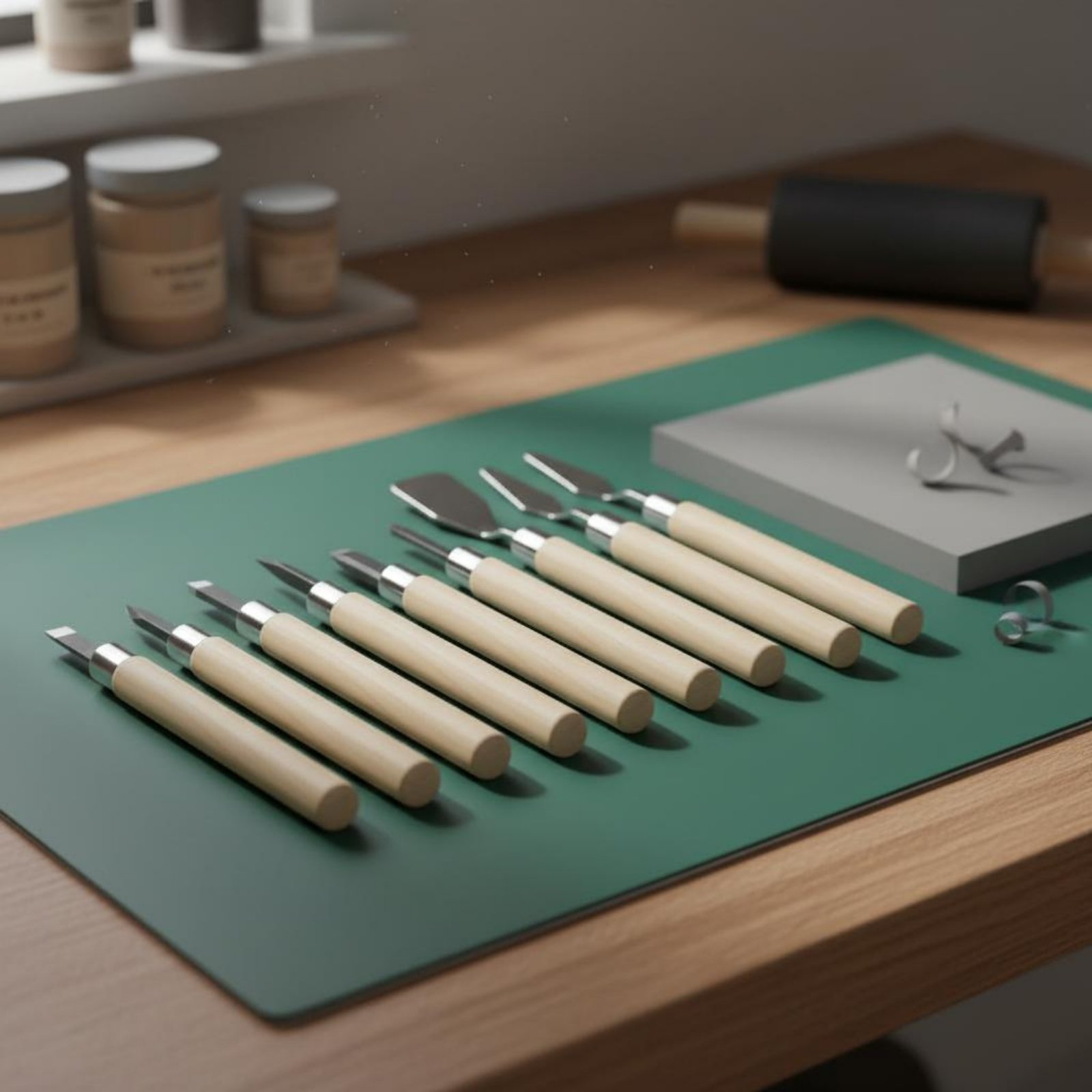 ชุดเครื่องมือแกะสลักลินโนเลียม - Lino Printing Block บทวิจารณ์และราคา