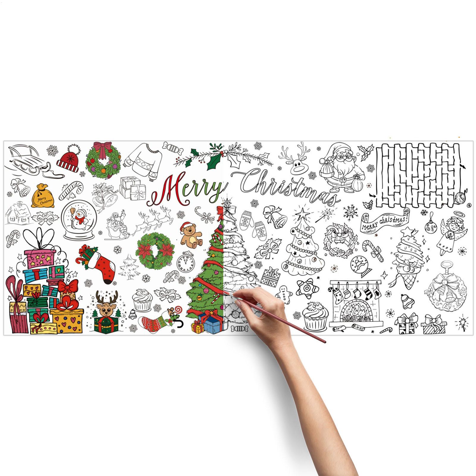 โปสเตอร์ระบายสีคริสต์มาสขนาดให - Art And Craft For Xmas บทวิจารณ์และราคา