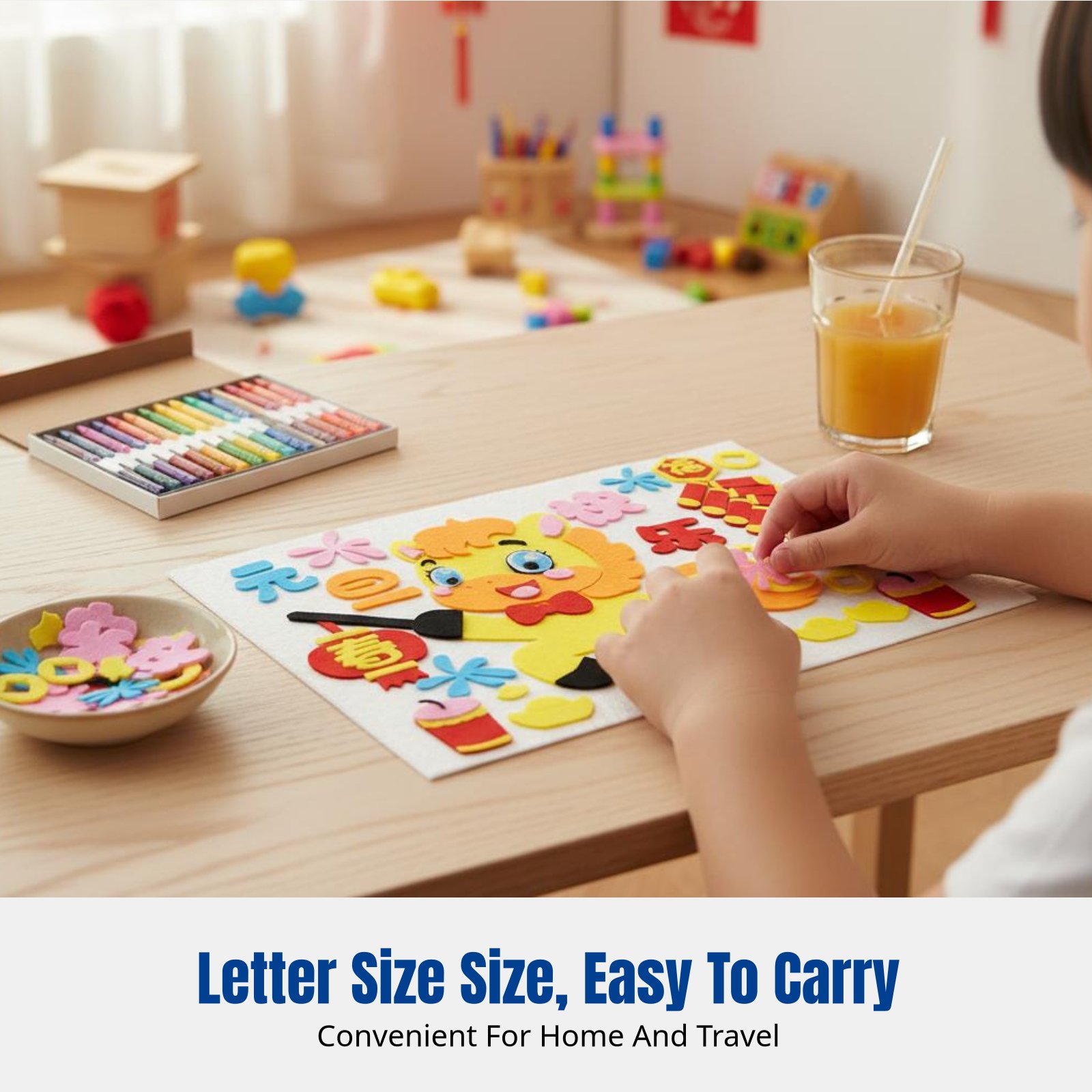 สติกเกอร์ศิลปะผ้า DIY ปีใหม่ 2 - Art Craft For Kindergarten บทวิจารณ์และราคา