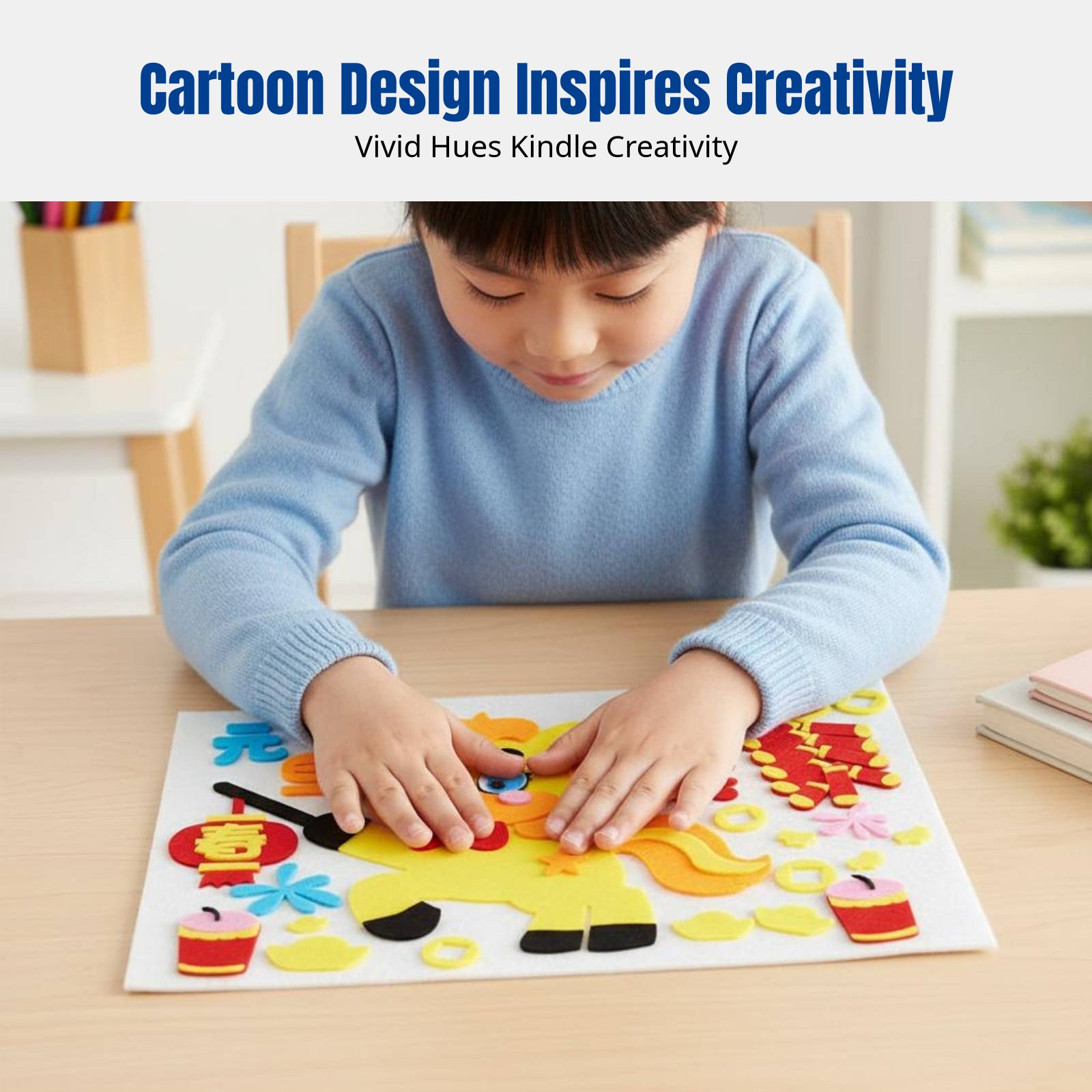 สติกเกอร์ศิลปะผ้า DIY ปีใหม่ 2 - Art Craft For Kindergarten บทวิจารณ์และราคา
