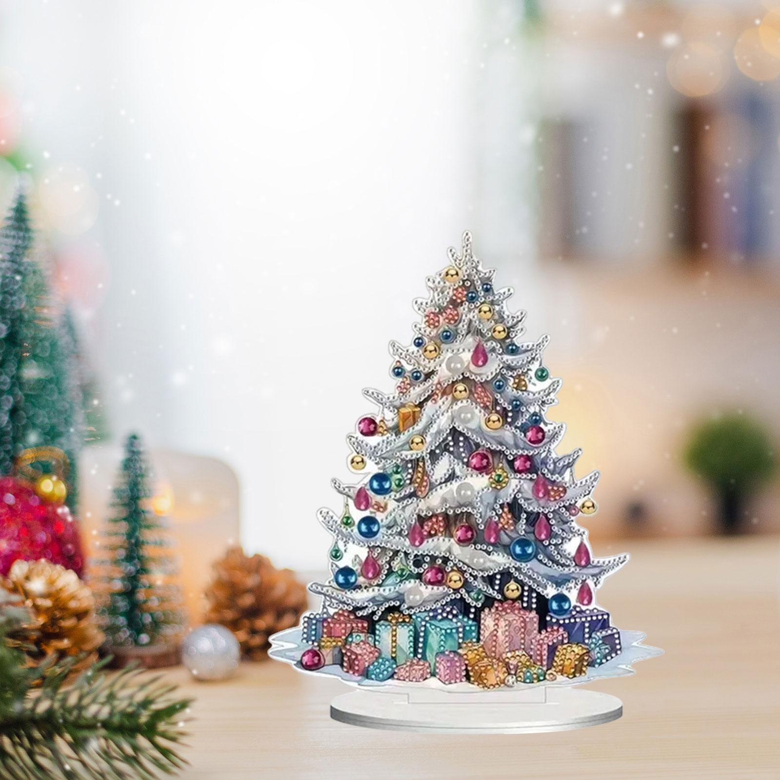 ต้นคริสต์มาสเดสก์ท็อปตกแต่ง Xm - Art And Craft For Xmas บทวิจารณ์และราคา