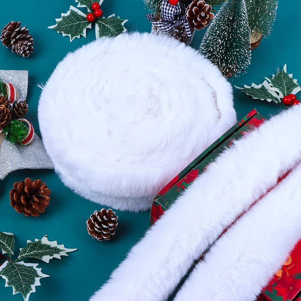 Faux FUR ริบบิ้น Mink Woolen แ - Art And Craft For Xmas บทวิจารณ์และราคา