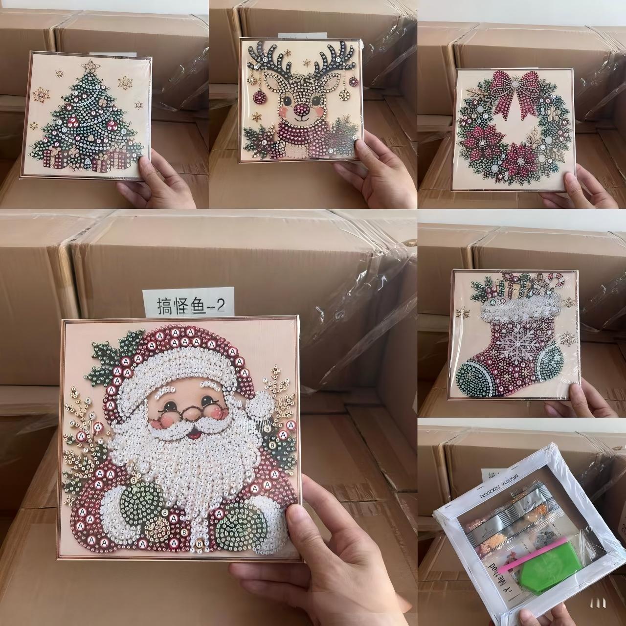 ชุดอุปกรณ์ศิลปะภาพวาดเพชรไข่มุ - Art Craft For Christmas บทวิจารณ์และราคา
