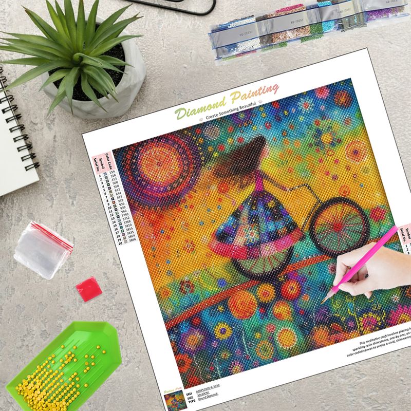 RUOPOTY ภาพวาดเพชรตกแต่งห้องนั - Art Craft Ideas With Paper บทวิจารณ์และราคา