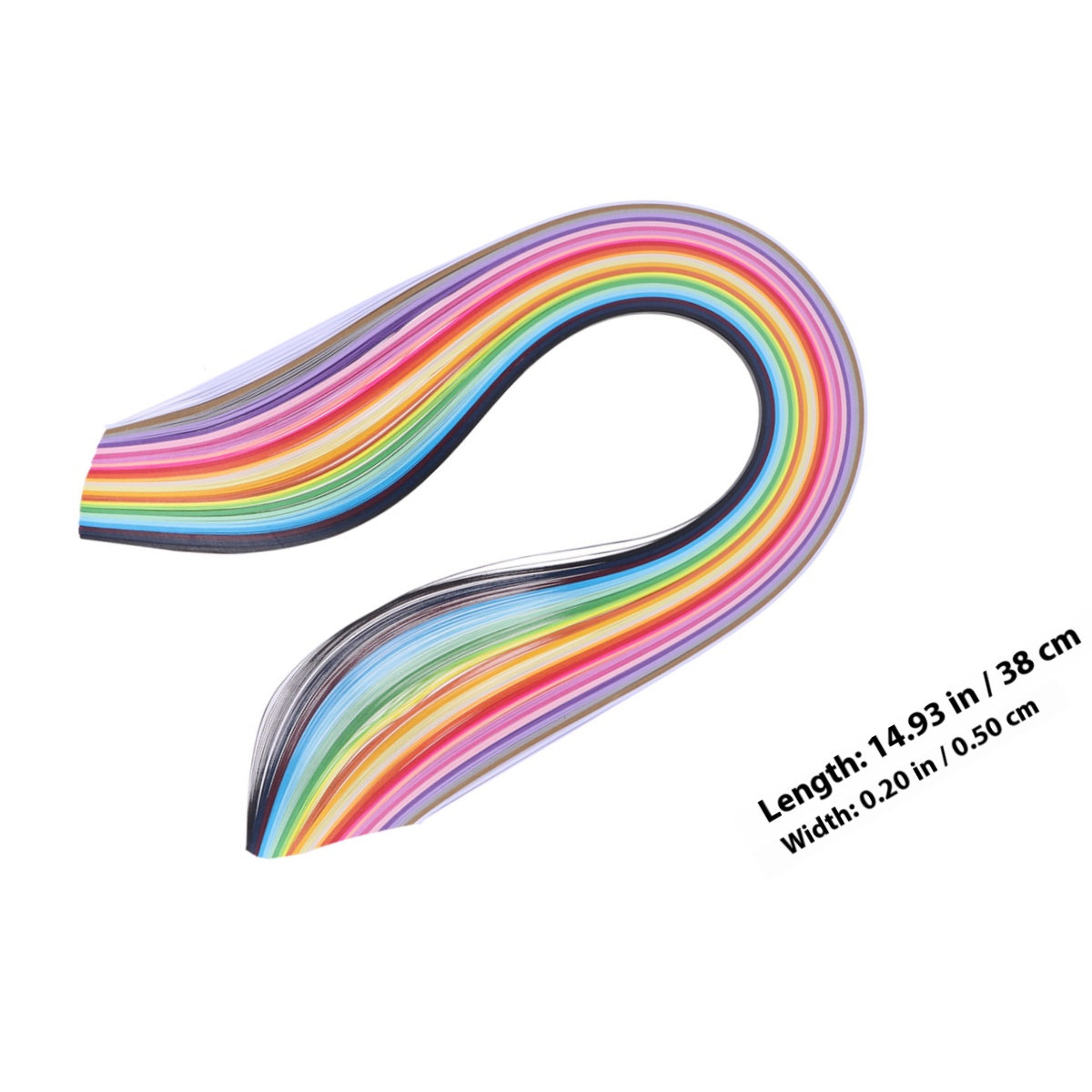 ชุดกระดาษม้วน 520 แผ่น 26 สี ข - Quilling Paper Strips บทวิจารณ์และราคา