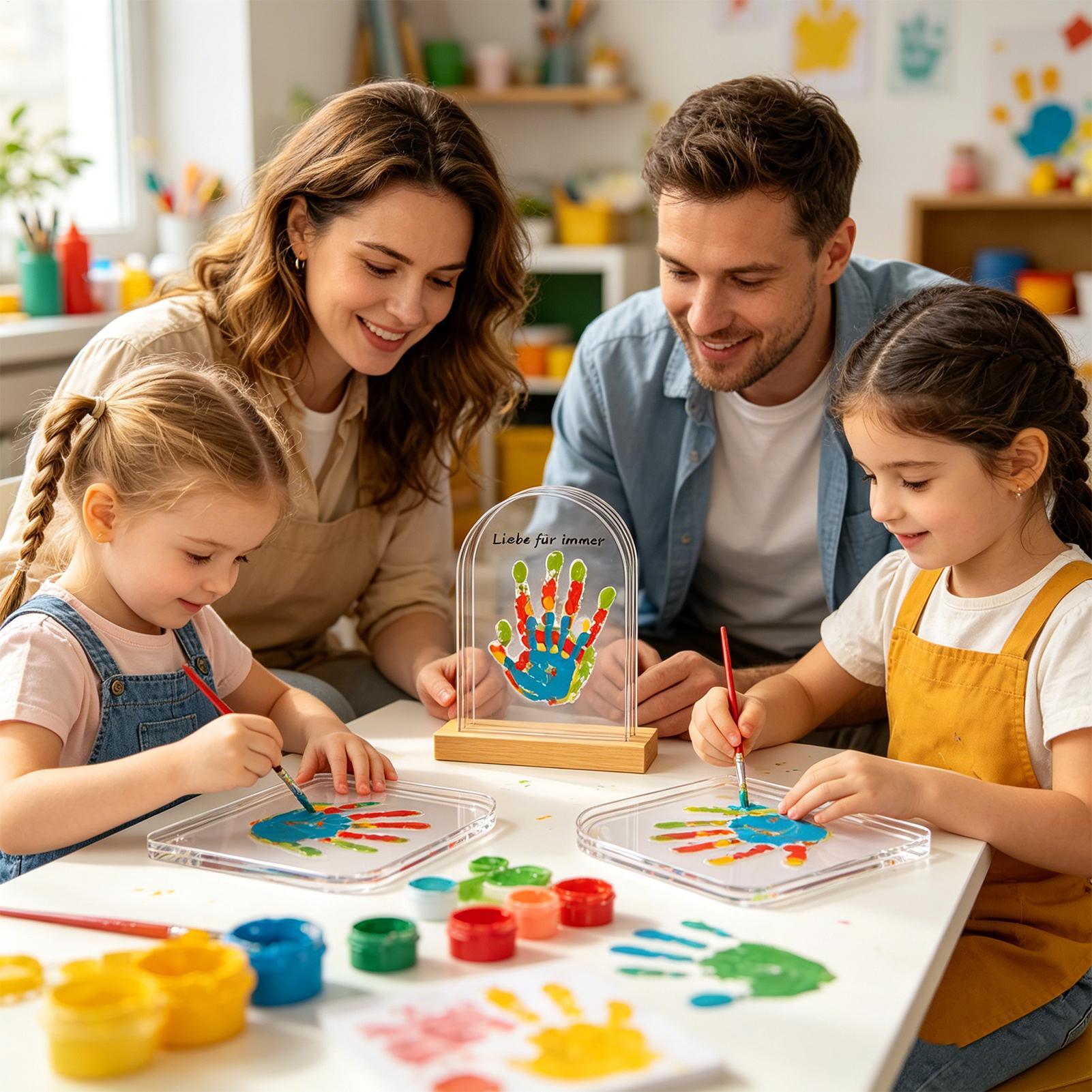 ชุดอุปกรณ์พิมพ์มือครอบครัวพร้อ - Art Craft Kits For Kids บทวิจารณ์และราคา