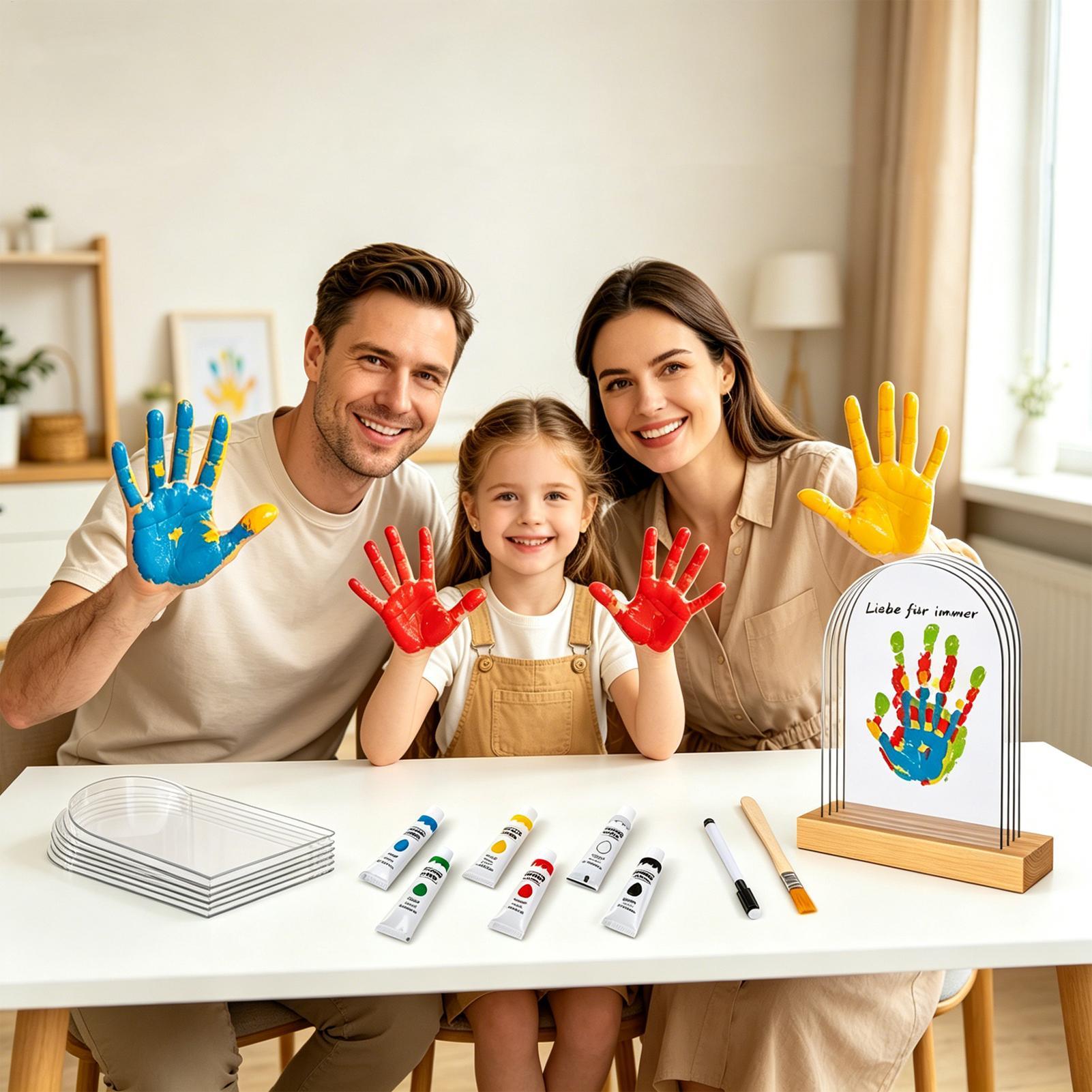 ชุดอุปกรณ์พิมพ์มือครอบครัวพร้อ - Art Craft Kits For Kids บทวิจารณ์และราคา