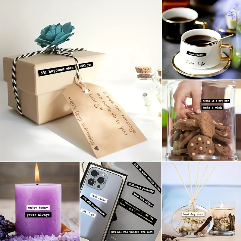 406pcs แรงบันดาลใจสติกเกอร์บวก - Art Craft Journal บทวิจารณ์และราคา