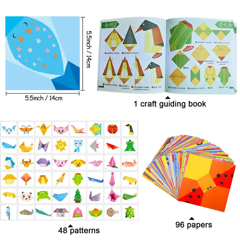 ชุดโอริกามิพร้อมกระดาษ 30/96 แ - Art Craft Kits For Kids บทวิจารณ์และราคา