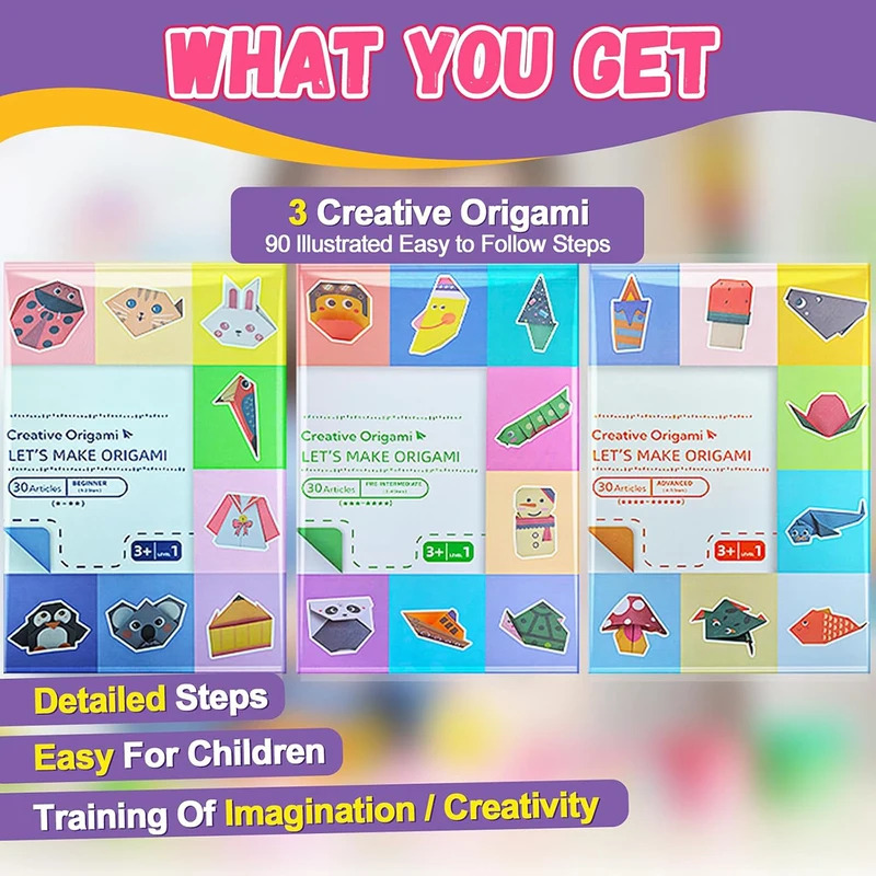 ชุดโอริกามิพร้อมกระดาษ 30/96 แ - Art Craft Kits For Kids บทวิจารณ์และราคา
