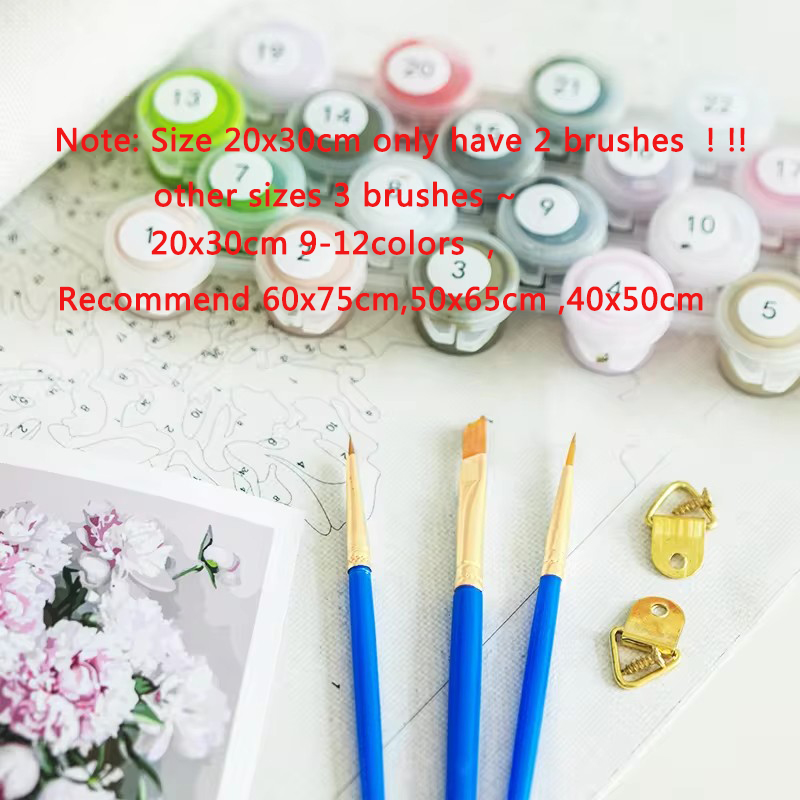 ภาพวาดระบายสีตามตัวเลข GATYZTO - Art Craft Ideas Easy บทวิจารณ์และราคา