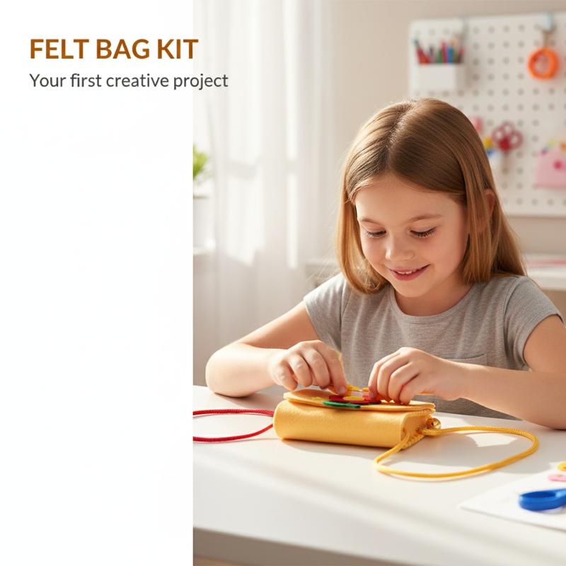ชุดทำกระเป๋าผ้าสักหลาดสำหรับเด - Art Craft For Kindergarten บทวิจารณ์และราคา