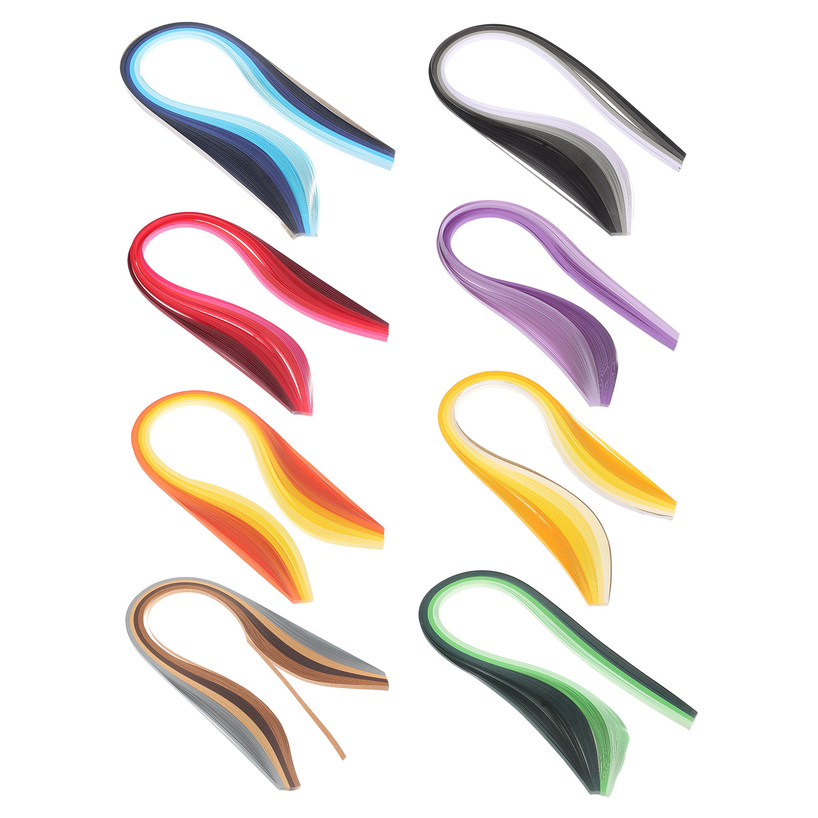 แถบกระดาษหลากสีสำหรับงานควิลลิ - Quilling Paper Strips บทวิจารณ์และราคา