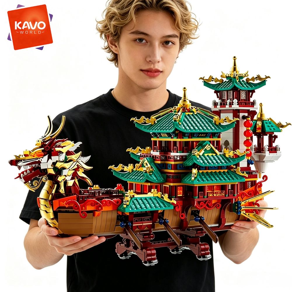KAVOWORLD ชุดตัวต่อเรือมังกร 2 - Exhibition Of Art And Craft บทวิจารณ์และราคา