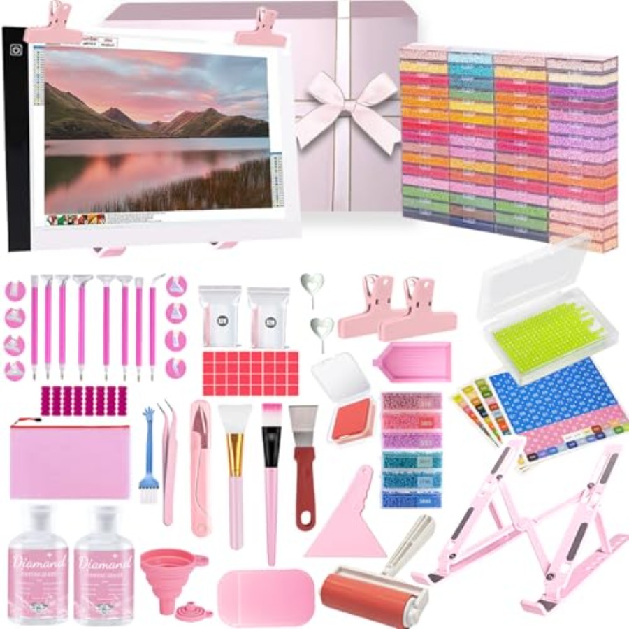 ชุดอุปกรณ์วาดภาพเพชรแบบครบชุด  - Diamond Painting Kit บทวิจารณ์และราคา