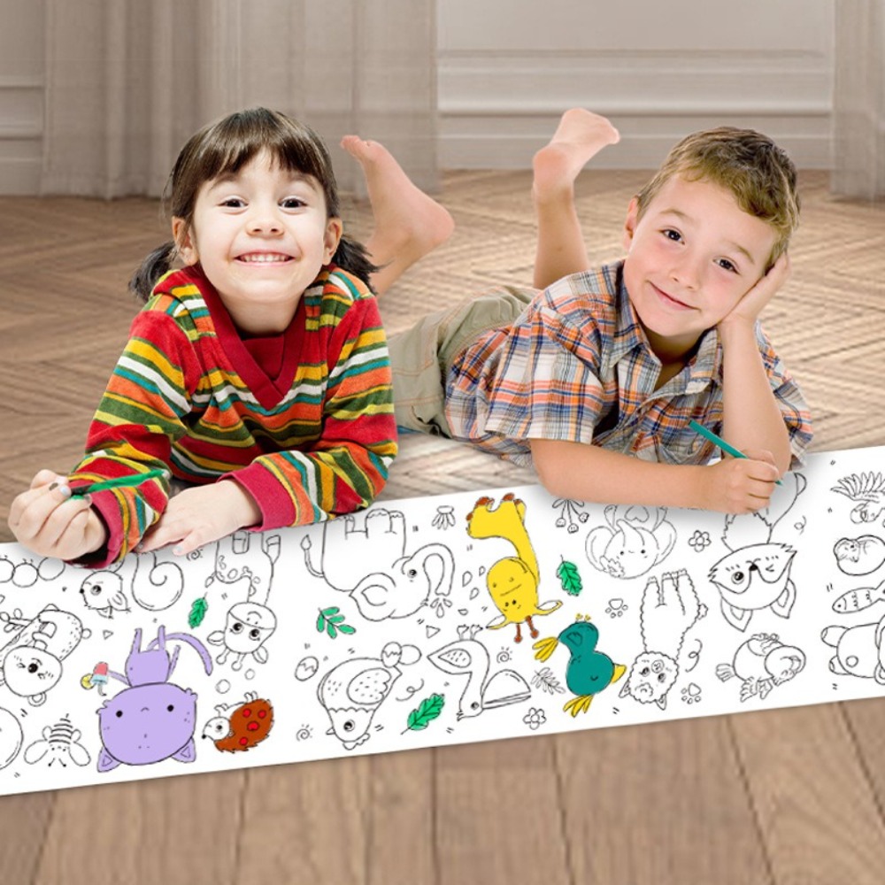 กระดาษม้วนระบายสี 3 เมตร สำหรั - Art Craft Book บทวิจารณ์และราคา