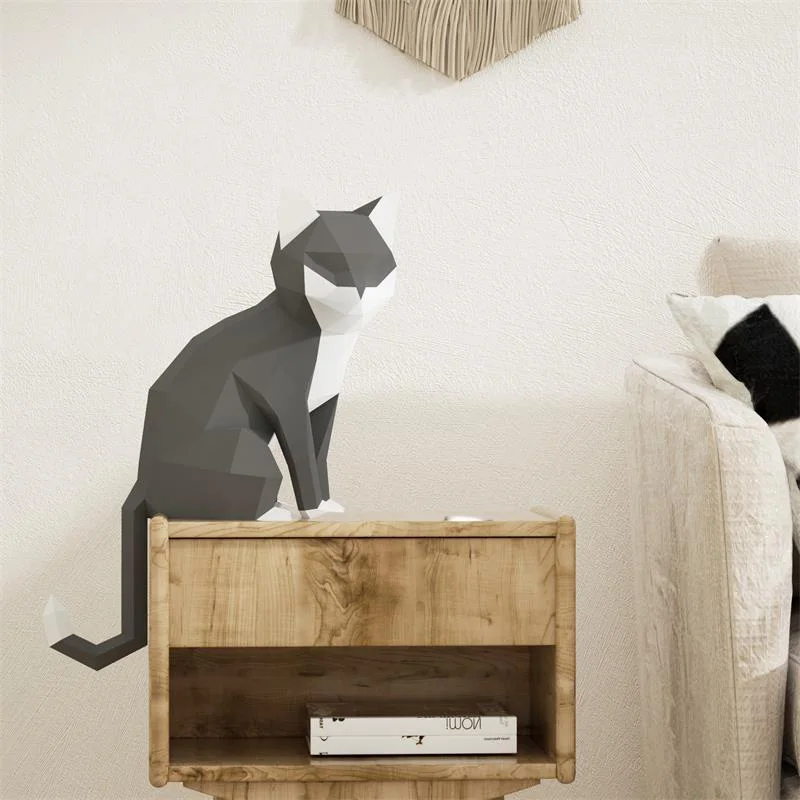 1 คู่คนรักแมวสัตว์ตกแต่งบ้าน O - Art Craft Cat บทวิจารณ์และราคา