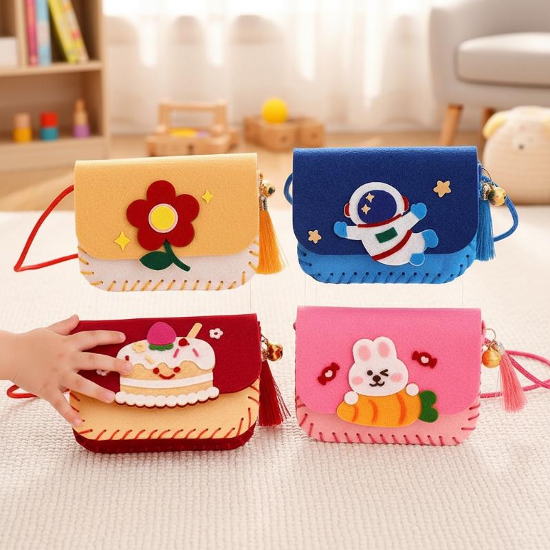 ชุดทำกระเป๋าผ้าสักหลาดสำหรับเด - Art Craft For Kindergarten บทวิจารณ์และราคา