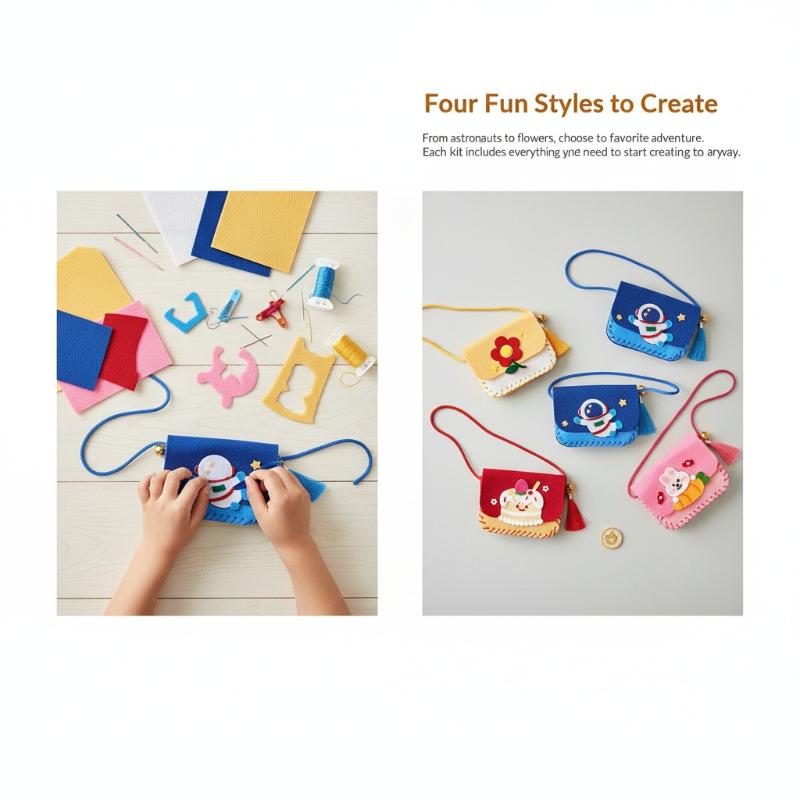 ชุดทำกระเป๋าผ้าสักหลาดสำหรับเด - Art Craft For Kindergarten บทวิจารณ์และราคา